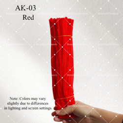 AK-03 Red PPipe Cleaners Chenille Stems Fuzzy Stick Twisting Stick DIY Art Craft Supplies Bending Wires for Kids School Education Adults Floral Arrangement