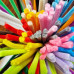 AK-54 Pink Pipe Cleaners Chenille Stems Fuzzy Stick Twisting Stick DIY Art Craft Supplies Bending Wires for Kids School Education Adults Floral Arrangement