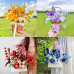 AK-54 Pink Pipe Cleaners Chenille Stems Fuzzy Stick Twisting Stick DIY Art Craft Supplies Bending Wires for Kids School Education Adults Floral Arrangement