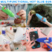 1 PC * Mini Hot Glue Gun Kit  Fast Preheating Hot Melt Gun, High Temp for School Handmade Crafts DIY Arts and Quick Home Repairs (White)