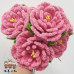 230 PCS * Pipe Cleaner Chenille Stems Handmade Peony Flower Making Kit DIY Art Flower Bouquet Craft Set Hot Glue Sticks Tape