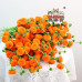 180 PCS * Pipe Cleaner Chenille Stems Handmade Persimmon Making Kit DIY Art Flower Bouquet Craft Set Hot Glue Sticks Tape