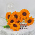 170 PCS * Pipe Cleaner Chenille Stems Handmade Sunflower Making Kit DIY Art Flower Bouquet Craft Set Hot Glue Sticks Tape