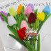 150 PCS * Pipe Cleaner Chenille Stems Handmade Tulip Flower Making Kit DIY Art Flower Bouquet Craft Set Hot Glue Sticks Tape