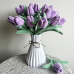 Exactly Same Craft Kits As Tiktok Live Streaming Fuzzy Pipe Cleaner Chenille Stems DIY Craft Supplies For Purple Tulip Green Leaves