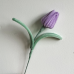 Exactly Same Craft Kits As Tiktok Live Streaming Fuzzy Pipe Cleaner Chenille Stems DIY Craft Supplies For Purple Tulip Green Leaves