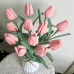 Exactly Same Craft Kits As Tiktok Live Streaming Fuzzy Pipe Cleaner Chenille Stems DIY Craft Supplies For Pink Tulip Green Leaves