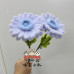 10 PCS * Handmade Pipe Cleaner Gerbera Flowers Artificial Simulation Flower Indoor Home Desktop Party Wedding Decor