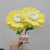 10 PCS * Handmade Pipe Cleaner Gerbera Flowers Artificial Simulation Flower Indoor Home Desktop Party Wedding Decor