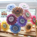 175 PCS * Pipe Cleaner Chenille Stems Handmade Gerbera Flower Making Kit DIY Art Flower Bouquet Craft Set Hot Glue Sticks Tape