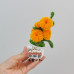 17 PCS * Pipe Cleaner Chenille Stems Handmade 5 Persimmons Potted Plant Making Kit DIY Art Flower Bouquet Craft Set