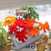 4 PCS * Handmade Pipe Cleaner Maple Leaves Potted Plant Artificial Simulation Indoor Home Desktop Party Wedding Decor