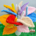 110 PCS * Pipe Cleaner Chenille Stems Handmade Anthurium Flower Making Kit DIY Art Flower Bouquet Craft Set