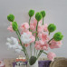 20 PCS * Handmade Pipe Cleaner Lily of the Valley Artificial Simulation Flower Indoor Home Desktop Party Wedding Decor