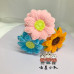 128 PCS * Pipe Cleaner Chenille Stems Handmade 12 cm Sunflower Making Kit DIY Art Flower Bouquet Craft Set Hot Glue Sticks Tape