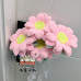 8 PCS * Handmade Pipe Cleaner 12 cm Sunflower Green Leaves Artificial Simulation Flower Indoor Home Desktop Party Wedding Decor
