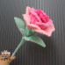 2 PCS * Handmade Pipe Cleaner Rose Flower Green Leaves Artificial Simulation Flower Indoor Home Desktop Party Wedding Decor