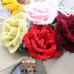 205 PCS * Pipe Cleaner Chenille Stems Handmade Rose Flower Making Kit DIY Art Flower Bouquet Craft Set Hot Glue Sticks Tape