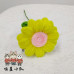 20 PCS * Handmade Pipe Cleaner Sunflower Green Leaves Artificial Simulation Flower Indoor Home Desktop Party Wedding Decor