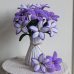 Exactly Same Lily Making Kits As Tiktok Live Streaming Fuzzy Pipe Cleaner Chenille Stems DIY Craft Supplies Purple Lily for Beginner