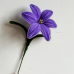 Exactly Same Lily Making Kits As Tiktok Live Streaming Fuzzy Pipe Cleaner Chenille Stems DIY Craft Supplies Purple Lily for Beginner