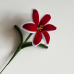 Exactly Same Lily Making Kits As Tiktok Live Streaming Fuzzy Pipe Cleaner Chenille Stems DIY Craft Supplies For White &amp; Red Lily