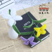 12 PCS * Handmade Pipe Cleaner 4 Petals Lily Flower Green Leaves Artificial Simulation Flower Indoor Home Desktop Party Wedding Decor