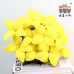 12 PCS * Handmade Pipe Cleaner 4 Petals Lily Flower Green Leaves Artificial Simulation Flower Indoor Home Desktop Party Wedding Decor