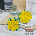 4 PCS * Handmade Pipe Cleaner Peony Flower Green Leaves Artificial Simulation Flower Indoor Home Desktop Party Wedding Decor dmade Pipe Cleaner Daisy Green Leaves Artificial Simulation Flower Indoor Home Desktop Party Wedding Decor
