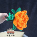 4 PCS * Handmade Pipe Cleaner Peony Flower Green Leaves Artificial Simulation Flower Indoor Home Desktop Party Wedding Decor dmade Pipe Cleaner Daisy Green Leaves Artificial Simulation Flower Indoor Home Desktop Party Wedding Decor