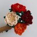 4 PCS * Handmade Pipe Cleaner Peony Flower Green Leaves Artificial Simulation Flower Indoor Home Desktop Party Wedding Decor dmade Pipe Cleaner Daisy Green Leaves Artificial Simulation Flower Indoor Home Desktop Party Wedding Decor