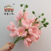 115 PCS * Pipe Cleaner Chenille Stems Handmade Butterfly Orchid Flower Making Kit DIY Art Flower Bouquet Craft Set Hot Glue Sticks Tape