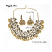 Women's Bohemia Necklace and Earrings Gold Wedding Jewelrel Necklace /Earrings Ladies Jewelry Sets - 794677171942