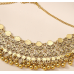 Women's Bohemia Necklace and Earrings Gold Wedding Jewelrel Necklace /Earrings Ladies Jewelry Sets - 794677171942