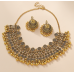 Women's Bohemia Necklace and Earrings Gold Wedding Jewelrel Necklace /Earrings Ladies Jewelry Sets - 794677171942