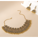 Women's Bohemia Necklace and Earrings Gold Wedding Jewelrel Necklace /Earrings Ladies Jewelry Sets - 794677171942