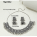 Women's Bohemia Necklace and Earrings Black Wedding Jewelrel Necklace /Earrings Ladies Jewelry Sets - 794677171943