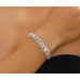 Women's Silver Color Fashion Wedding Jewelry Luxury Crystal Pearl Necklace/Earrings/Bracelet Ladies Jewelry Sets for Bridal - 794677171978