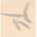 Women's Silver Fashion Wedding Jewelry Luxury Crystal Pearl Necklace/Earrings Ladies Jewelry Sets for Bridal - 794677171962