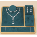 Women's Silver Color Fashion Wedding Jewelry Luxury Crystal Pearl Necklace/Earrings/Bracelet Ladies Jewelry Sets for Bridal - 794677171969
