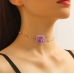 Gothic Elegant Rose Flower Clavicle Chain Necklace for Women Adjustable Sexy Choker Mariage Jewelry Gift Fashion Accessories - 794677171981-1