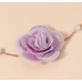 Gothic Elegant Rose Flower Clavicle Chain Necklace for Women Adjustable Sexy Choker Mariage Jewelry Gift Fashion Accessories - 794677171981-1