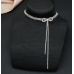 New Shiny Butterfly Necklace Ladies Exquisite Double Layer Clavicle Chain Necklace Jewelry for Ladies Gift - 794677171982