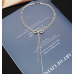 New Shiny Butterfly Necklace Ladies Exquisite Double Layer Clavicle Chain Necklace Jewelry for Ladies Gift - 794677171982
