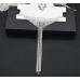 New Shiny Silver  Necklace Ladies Exquisite Clavicle Chain Necklace Jewelry for Ladies Gift - 794677171992
