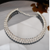 New Shiny Necklace Ladies Exquisite Double Layer Clavicle Chain Necklace Jewelry for Ladies Gift - 794677171995