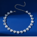 New Shiny Silver Heart Necklace Ladies Exquisite Clavicle Chain Necklace Jewelry for Ladies Gift - 794677172002