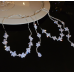 New Shiny Silver Flower Necklace Ladies Exquisite Clavicle Chain Necklace Jewelry for Ladies Gift - 794677172006