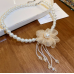 New White Pearl Flower Necklace Tassel Ladies Exquisite Clavicle Chain Necklace Jewelry for Ladies Gift - 794677172007-1
