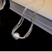 New Silver Round Necklace Ladies Exquisite Clavicle Chain Necklace Jewelry for Ladies Gift - 794677172009